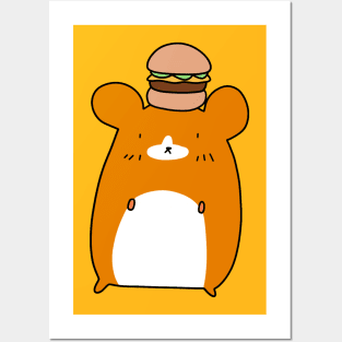 Hamburger Hamster Posters and Art